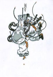 Roberto Ricci - Astronaute 2 - Original Illustration