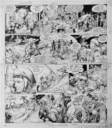 André Gaudelette - Line et les timbres volants pl 7 - Comic Strip