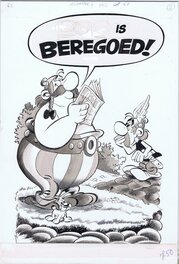 Henk Albers - Asterix en Obelix - PEP parade - Planche originale