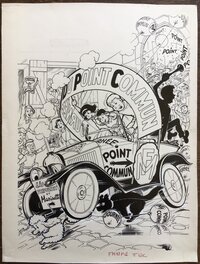 René Bonnet - Couverture Fripounet et Marisette no 42 - Original Cover