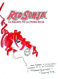 Esteban Maroto - Red Sonja - Illustration originale