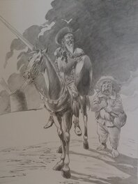 Steven Dupré - Commission Don Quijote - Illustration originale