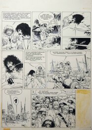 William Vance - Planche noir et blanc 02 de Super Tintin n°36 : Le Dieppois - Planche originale