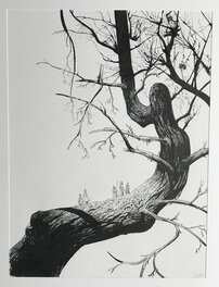 Vincent Mallié - La branche - Original Illustration