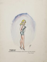 Bill Ward - Torchy Preliminary - Original art