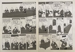 Jacques Tardi - ( A Suivre ) Spécial Hergé - Planche originale
