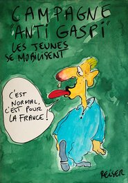 Jean-Marc Reiser - Campagne anti-gaspi - Original Illustration