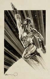 Lee Bermejo - Captain Marvel - Illustration originale