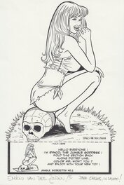 Emilio Van der Zuiden - Girl - Illustration originale