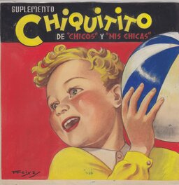 Emilio Freixas - Couverture magazine "Chiquitito", nº 2 - Couverture originale