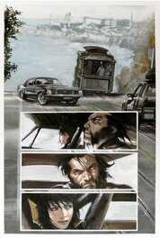 Gabriele Dell'Otto - Wolverine Sex + Violence p14 • Ford Mustang - Planche originale