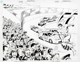 Dick Giordano - Superman meets the Motorsports Champions - Couverture originale