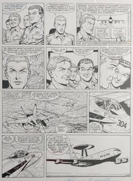Francis Bergèse - Buck Danny  l'Escadrille Fantôme - Comic Strip