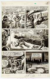 Trimpe Herb - Rampaging Hulk # 8 - Aliens & Iron Man! - Planche originale