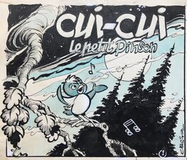 Claude Marin - Cui-Cui le petit pinson - Original Illustration