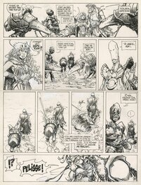 Régis Loisel - La Quête de l'Oiseau de Temps, Le Rige, planche originale 16 - Comic Strip