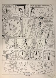 Cyril Trichet - Planche noir et blanc 20, Les Arcanes du Midi-Minuit tome 12 : L'Affaire des origines 2/2 - Comic Strip