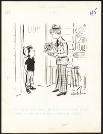 George Clark - The wait - Illustration originale