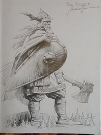 Petar Meseldžija - Un Géant - Illustration originale