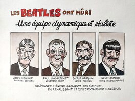 Daniel Goossens - GOOSSENS - Les Beatles ont mûri - Original Illustration