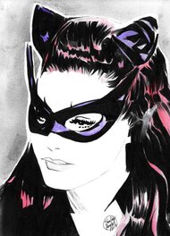 Shelton Bryant - Catwoman (Julie Newmar) - Illustration originale