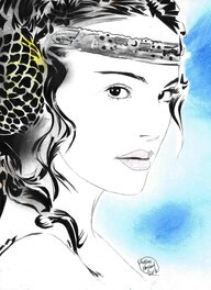 Shelton Bryant - Padmé Amidala (Natalie Portman) - Illustration originale