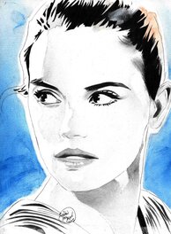 Shelton Bryant - Rey (Daisy Ridley) - Original Illustration