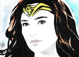 Shelton Bryant - Wonder Woman (Gal Gadot) - Illustration originale