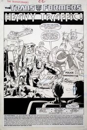 Don Perlin - The Transformers #22 - Planche originale