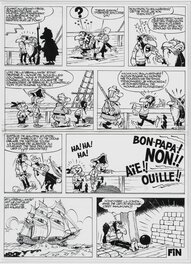 Marcel Remacle - Le Vieux Nick et Barbe Noire n° 5, « Les Mutinés de la Sémillante », planche 44, 1961. - Comic Strip