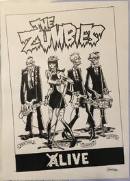 Julien/CDM - Page titre (ou presque) des Zumbies - Comic Strip