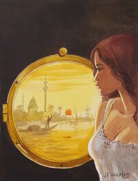 Jean-François Charles - Couv. Preparatoire Ella Mahe T2 Princesse des sables - Original Cover