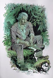 François Miville-Deschênes - Attente - Original Illustration