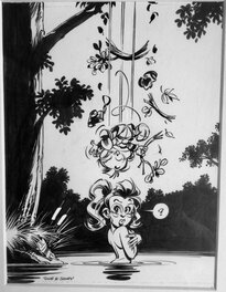 Janry - Tome & Janry / Petit Spirou - Illustration originale