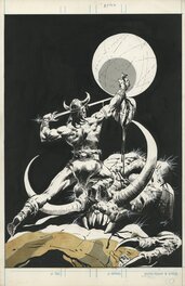 Tony DeZuniga - Conan (Savage sword of), planche originale 62 - Comic Strip