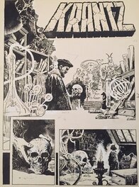 Comic Strip - Lalia, Krantz, épisode Nostradamus, planche n°1, 1981.