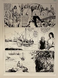 Grzegorz Rosinski - Thorgal Louve planche originale no 8 - Comic Strip