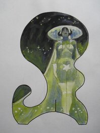 Mike Hoffman - Space queen - Illustration originale