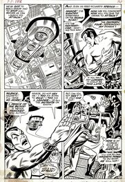 John Romita - Fantastic Four - Magneto & Namor - Planche originale