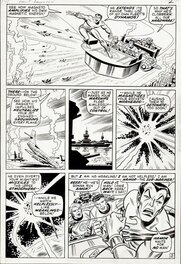 John Romita - Fantastic Four - Reed Ben Johnny & Namor - Comic Strip