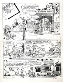 Greg - Constant Souci, planche originale n°1 - Comic Strip