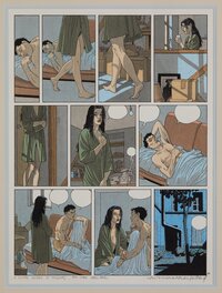 André Juillard - Cahier bleu planche finale version intégrale - Comic Strip