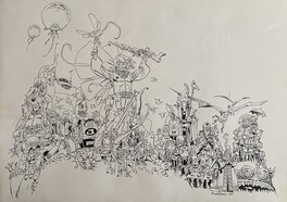 Carlos Giménez - Le dessin, Dani Futuro. - Original Illustration