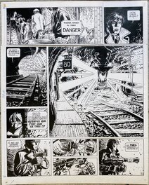 Planche originale - Valérian & Laureline - Métro Châtelet, Direction Cassiopeia page