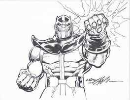 Neal Adams - Thanos - Illustration originale