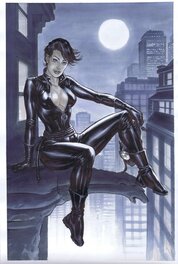 Marco Santucci - Catwoman par Santucci - Illustration originale