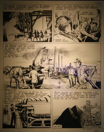 Planche originale - Histoire de France en Bande dessinée - la révolution industrielle