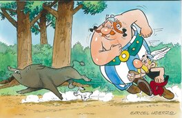 Marcel Uderzo - Asterix et Obelix - Original Illustration