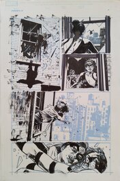 Michael Lark - Daredevil # 115 p. 9 - Planche originale