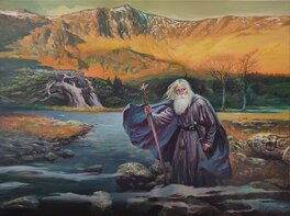 Petar Meseldžija - Gandalf the Wanderer - Illustration originale